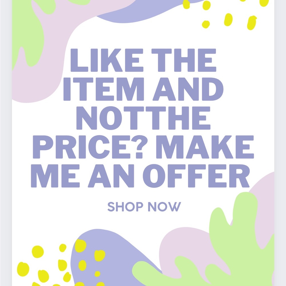 TAKING OFFERS